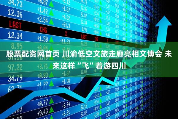 股票配资网首页 川渝低空文旅走廊亮相文博会 未来这样“飞”着游四川